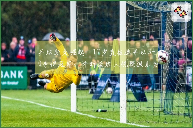 乒坛新秀崛起:17岁直板选手以3-0夺得冠军,许昕接班人视樊振东为偶像